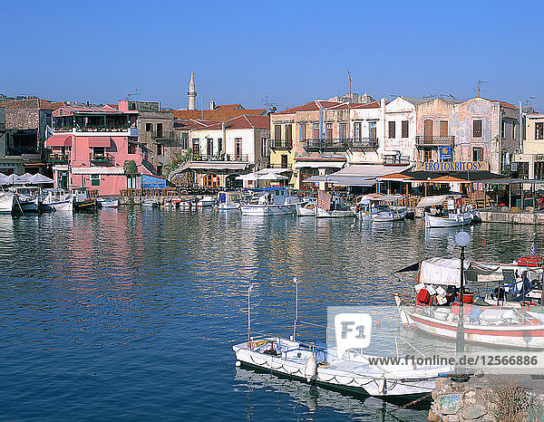 Alter Hafen  Rethymnon  Kreta  Griechenland.