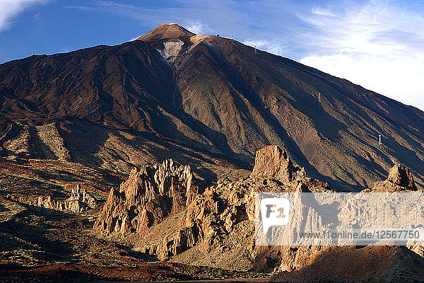 Der Vulkan Teide  Parque Nacional del Teide  Teneriffa  Kanarische Inseln  2007.