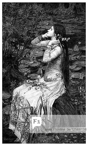 Ophelia  1895.Künstler: James Dobie