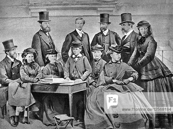 French Imperial Family 1866. Artist: Unknown