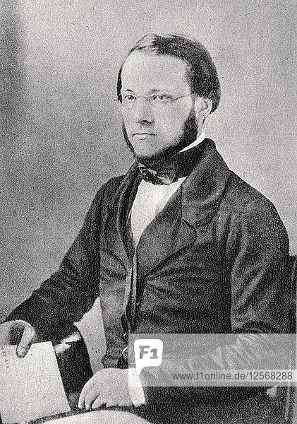 Louis Pasteur  französischer Chemiker und Mikrobiologe  1852. Künstler: Unbekannt