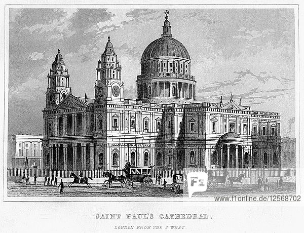 St Pauls Cathedral  City of London. Artist: Unknown