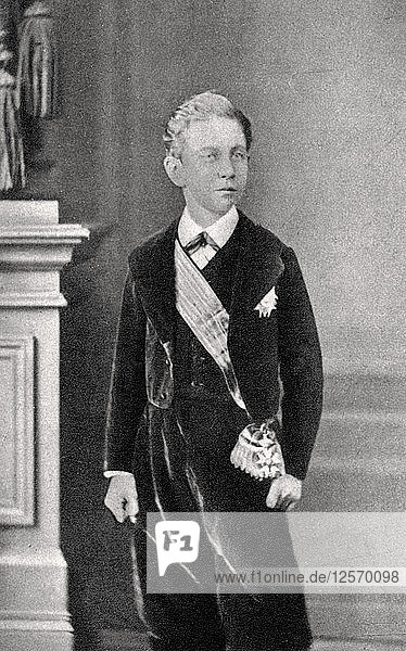 Louis Napoleon  Kaiserlicher Prinz  ca. 1865-1868. Künstler: Unbekannt