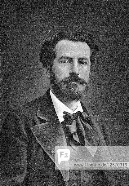 Frederic Bartholdi  französischer Bildhauer  1880. Künstler: Unbekannt
