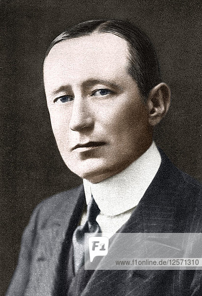 Guglielmo Marconi  Italian physicist and inventor  1926. Artist: Unknown