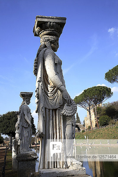 Der Kanopus  Hadrians Villa  Tivoli  Italien. Künstler: Samuel Magal