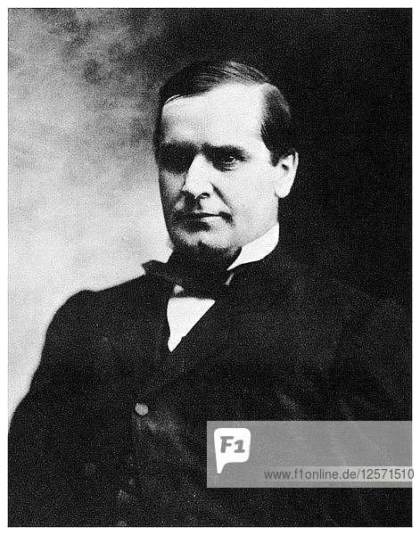 William McKinley  25. Präsident der Vereinigten Staaten  19. Jahrhundert (1955). Künstler: Unbekannt