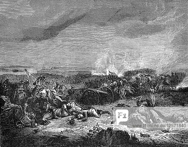 Schlacht von Champaubert  Frankreich  10. Februar 1814 (1882-1884).Künstler: Duvivier