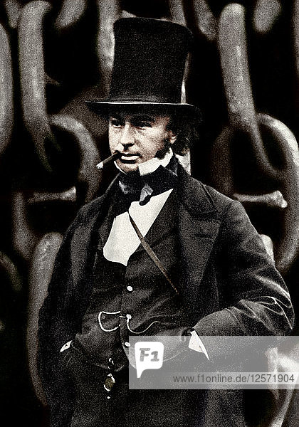 Isambard Kingdom Brunel  britischer Ingenieur  1857 (1956). Künstler: Unbekannt