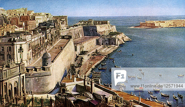 Valletta  Malta  ca. 1930er Jahre. Künstler: Unbekannt