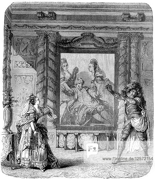 Zemire und Azor  komische Oper  1771 (1882-1884). Künstler: Unbekannt