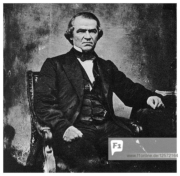 Andrew Johnson  17th President of the United States  1860s (1955). Artist: Unknown