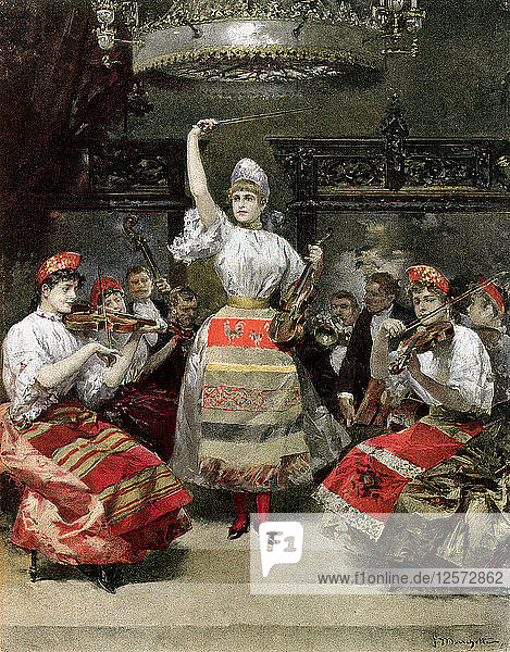 Prinzessin Dolgorouki  1889. Künstler: Unbekannt