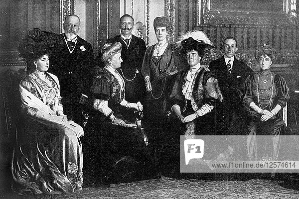 Die einzigartige und kaiserliche königliche Versammlung in Windsor  1910. Künstler: Unbekannt