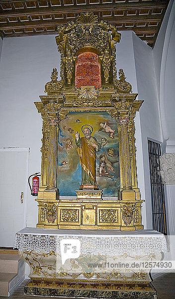 Das Altarbild in Corpus Christi (Alte Hauptsynagoge)  Segovia  Spanien  2007. Künstler: Samuel Magal