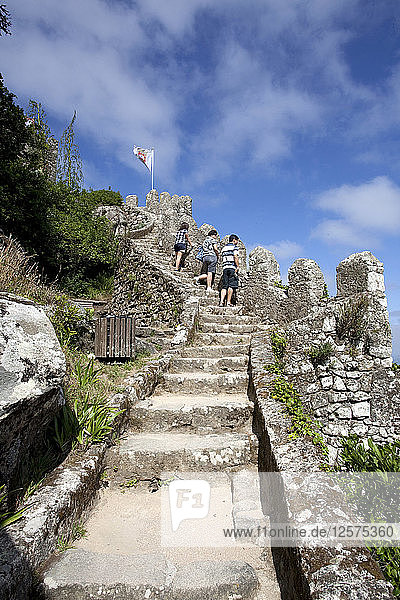 Das Castelo dos Mouros  Sintra  Portugal  2009. Künstler: Samuel Magal