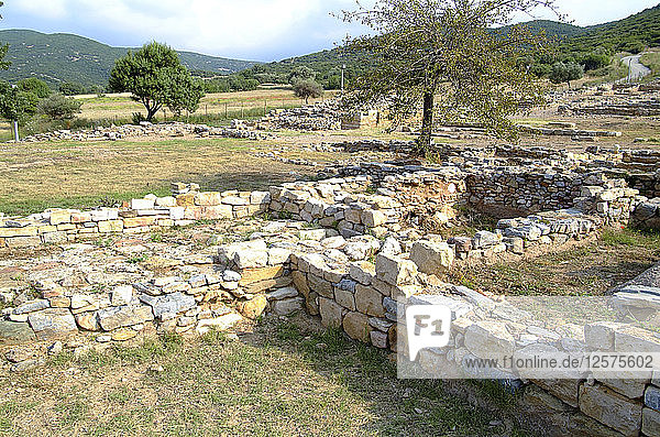 Eine befestigte Siedlung in Mesembria  Griechenland. Künstler: Samuel Magal