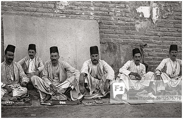 Türkische Geldwechsler  Bagdad  Irak  1925. Künstler: A Kerim