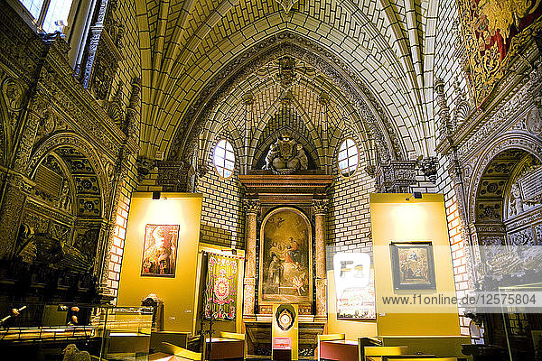 Innenraum  Kathedrale von Toledo  Spanien  2007. Künstler: Samuel Magal