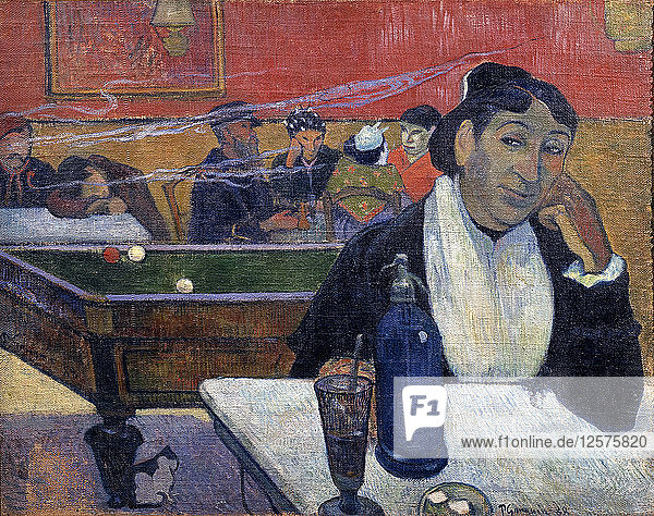 Nachtcafé in Arles  1888. Künstler: Paul Gauguin
