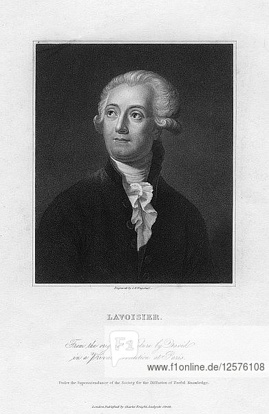 Antoine Lavoisier  französischer Chemiker des 18. Jahrhunderts  19. Künstler: CE Wagstaff