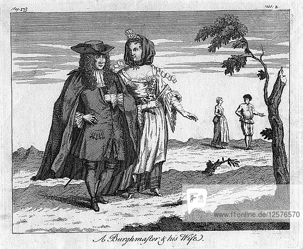 Ein Burgherr und seine Frau  18. Jahrhundert(?). Künstler: Unbekannt