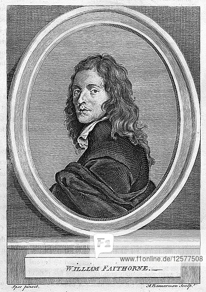 William Faithorne  englischer Künstler des 17. Jahrhunderts  um 1800 Künstler: Alexander Bannerman