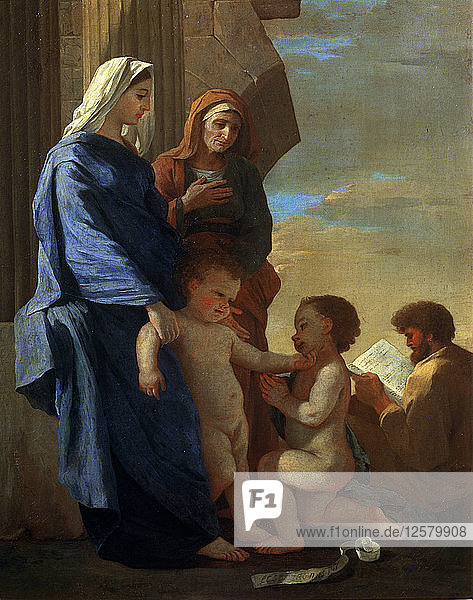 Die Heilige Familie  frühes 17. Jahrhundert. Künstler: Nicolas Poussin