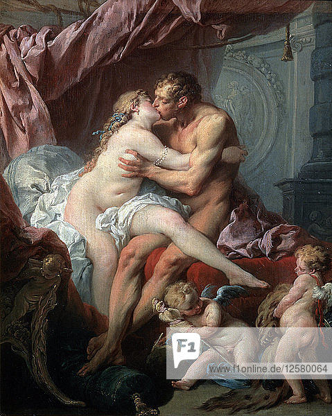 Herakles und Omphale  18. Jahrhundert. Künstler: François Boucher
