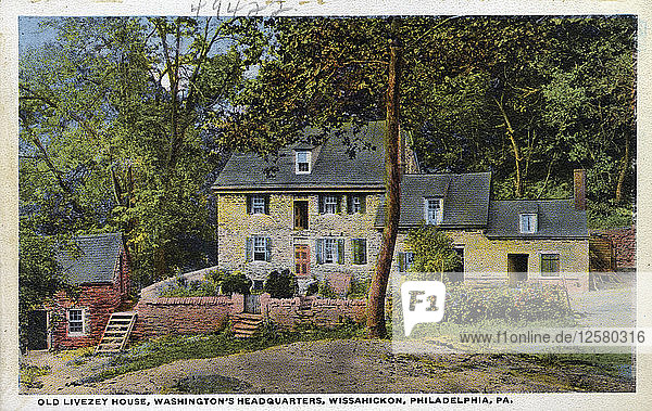 Old Livezey House  Wissahickon  Philadelphia  Pennsylvania  USA  1914. Künstler: Unbekannt