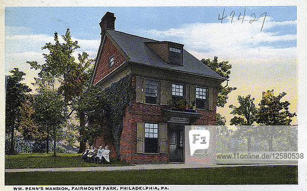 William Penns Mansion  Fairmount Park  Philadelphia  Pennsylvania  USA  1914. Künstler: Unbekannt
