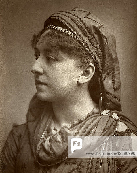 Amy Roselle  britische Schauspielerin  1884. Künstlerin: St. Jamess Photographic Co