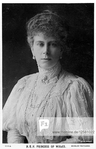 Mary  Prinzessin von Wales  ca. 1901-c1910(?).Künstler: Ernest H Mills