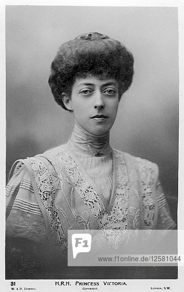 Prinzessin Victoria des Vereinigten Königreichs  ca. 1900-c1910(?) Künstler: W&D Downey