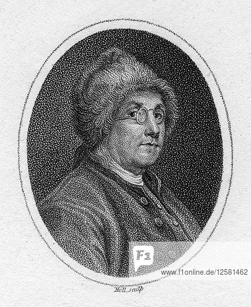 Benjamin Franklin  18th century American scientist  inventor and politician  c1819. Artist: Holl