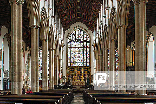 Innenraum der Kirche St. Peter Mancroft  Norwich  Norfolk  2010.
