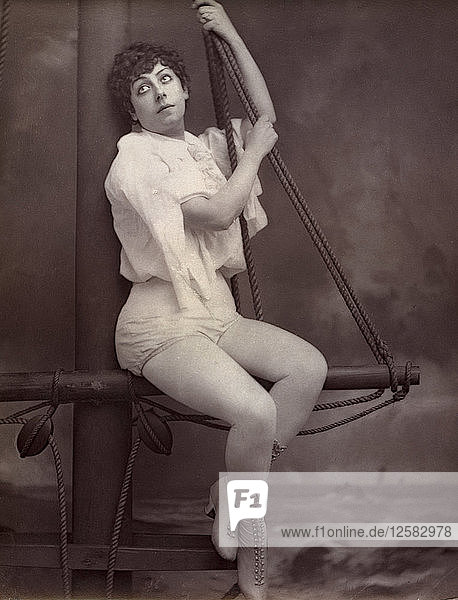 Fannie Leslie  britische Sängerin und Schauspielerin  1882. Künstlerin: Unbekannt