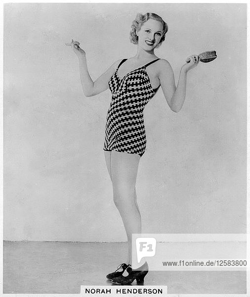 Norah Henderson  britische Schauspielerin  1939. Künstlerin: Unbekannt