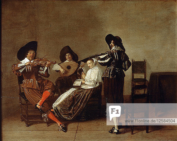 Musikalischer Abend  frühes 17. Jahrhundert. Künstler: Meister von Haarlem
