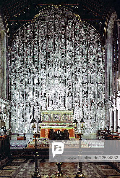 Retabel  Kapelle des All Souls College  Oxford  Oxfordshire  1974. Künstler: Tony Evans