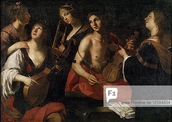 Konzert  Ende 16. oder Anfang 17. Jahrhundert. Künstler: Francesco Rustici