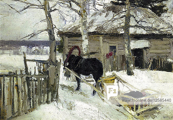 Winter  1894. Künstler: Konstantin Korowin