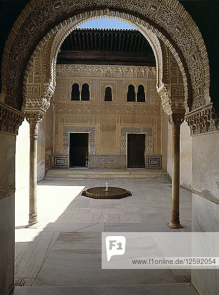 The Patio del Mexuar The Alhambra Palace Granada Country of Origin: Spain.