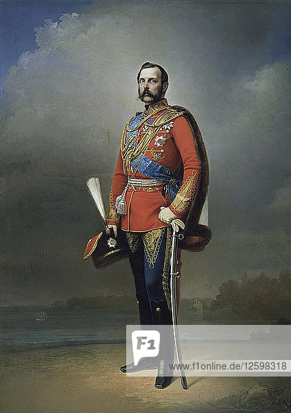 Porträt von Kaiser Alexander II. (1818-1881)  1873.