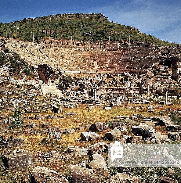 Griechisches Theater in Ephesus  1. Jahrhundert v. Chr. Künstler: Unbekannt