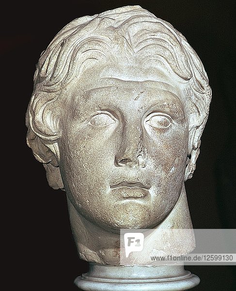 Kopf von Alexander dem Großen  4. Jahrhundert. Künstler: Unbekannt