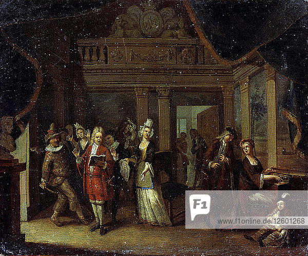 A House Concert  18th century. Artist: Jan Josef Horemans the elder