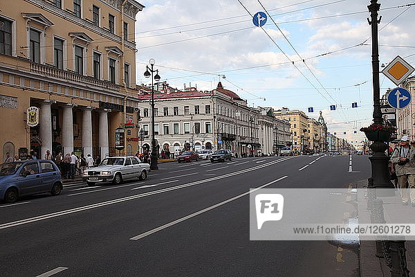 Nevsky Prospect  St Petersburg  Russia  2011. Artist: Sheldon Marshall