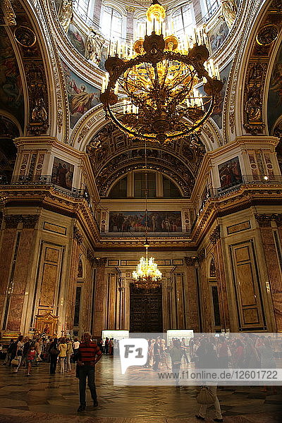 Innenraum  St. Isaakskathedrale  St. Petersburg  Russland  2011. Künstler: Sheldon Marshall