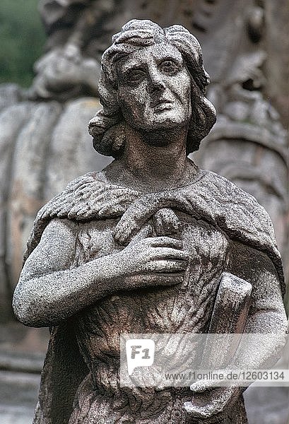 Statue des Heiligen Johannes des Täufers. Künstler: Unbekannt